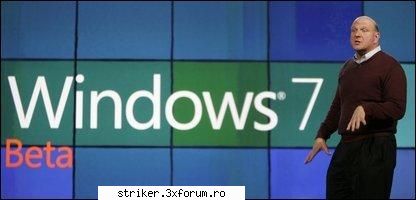 windows beta steve ballmer, ceo-ul microsoft, cadrul unei presă avut loc ieri ces 2009