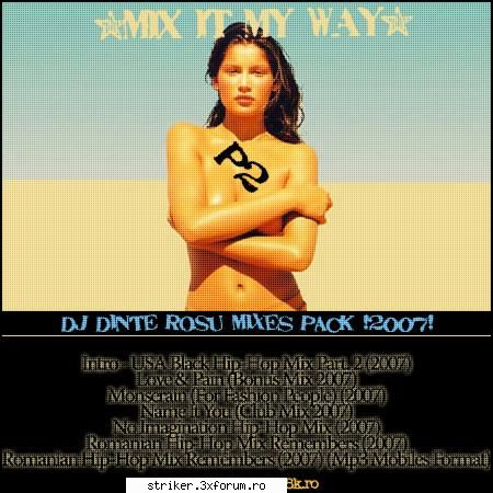 part. 2 :

dj dinte rosu - intro - usa black hip-hop mix part. 2 (2007)

dj dinte rosu - love & pain